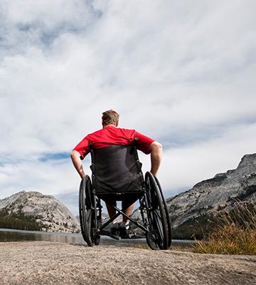 MedMobile PT8112 Self Transport Folding Wheelchair with Footrests - Bestadvisor