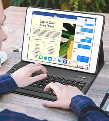 BORIYUAN Keyboard Smart Cover for iPad 7th Generation 10.2 - Bestadvisor
