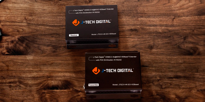 Review of J-Tech Digital (4K-EX-HDBaseT) 4K UHD Bi-Directional HDMI Extender (HDMI 2.0 Over Single Cable CAT5e/6A)