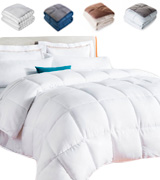 Linenspa LS70QQMICO All-Season White Down Alternative Quilted Comforter