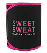 Sports Research Sweet Sweat Waist Trimmer for Men & Women, Pink Logo