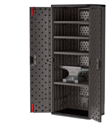 Suncast Commercial BMCCPD7204 Commercial Blow Molded Tall Cabinet in 4 Shelf