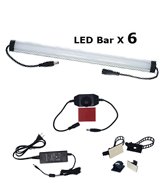 Litever LL-008-6W Under Cabinet LED Lighting Kit