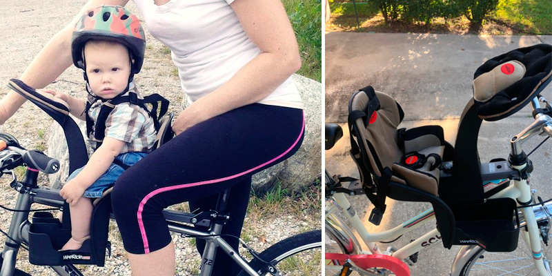 WeeRide Kangaroo Child Bike Seat in the use - Bestadvisor