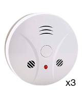 Vitowell (420RCS3PACK) Battery Operated Smoke Detector (3-Pack)