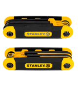 Stanley STHT71839 Folding Hex Keys (17-piece, Inch/Metric)