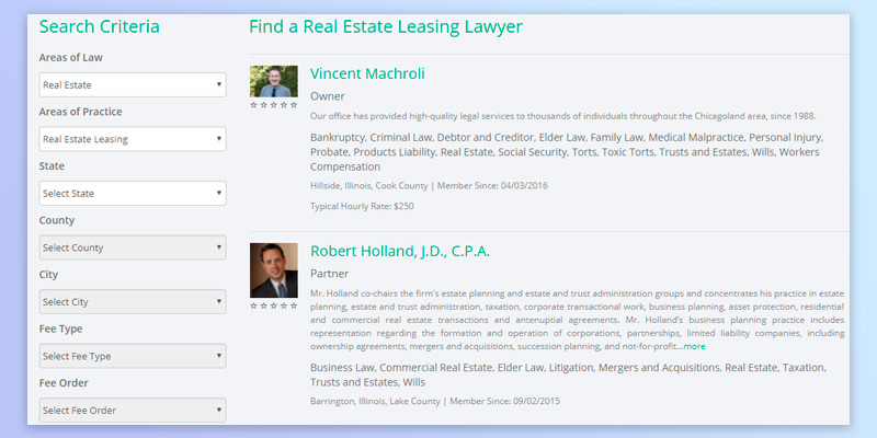 Review of Legal Services Link Real Estate Leasing Lawyer