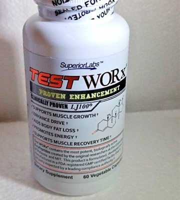 Superior Labs 60 Caplets TEST WORx Natural Testosterone Booster - Bestadvisor