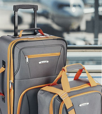 Rockland F102-PINK 2 piece Soft side Luggage Set - Bestadvisor
