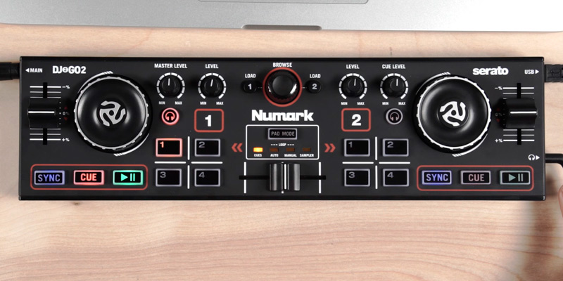 Numark (DJ2GO2) Compact 2 Deck USB DJ Controller in the use - Bestadvisor