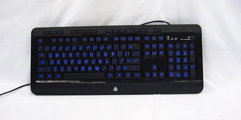 Detailed review of Azio KB506U Vision Backlit Keyboard with Large Print keys - Bestadvisor