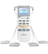 Easy@Home EHE012PRO Electronic Pulse Massager (Backlit LCD Display, FSA Eligible OTC Home Use)