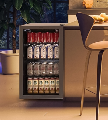 hOmeLabs HME030065N Beverage Refrigerator and Cooler - Bestadvisor