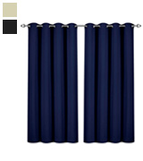 Utopia Bedding UB0114 Blackout Room Darkening and Thermal Insulating Window Curtains