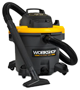 WORKSHOP WS1600VA 16 Gallon 6.5 Peak HP Shop Vacuum Cleaner