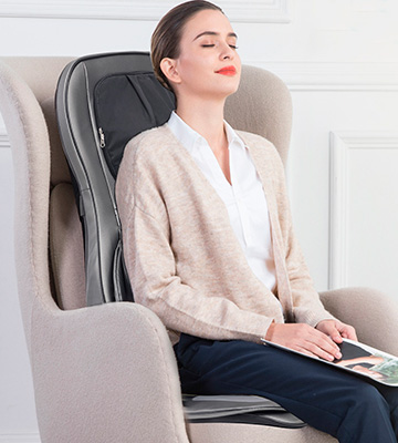 COMFIER CF-2309A Shiatsu Neck & Back Massage Chair Pad - Bestadvisor