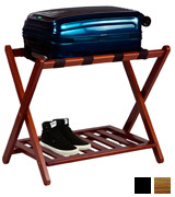 Casual Home 102-23 Luggage Rack with Shelf