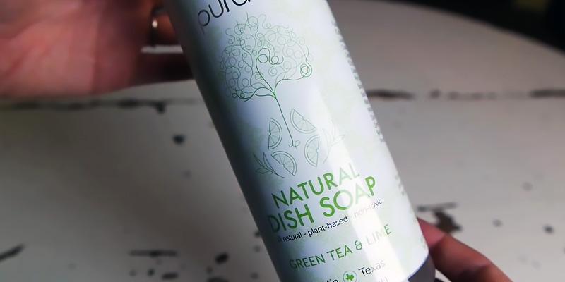 Puracy Natural Liquid Dish Soap, Green Tea & Lime - Pack of 3 in the use - Bestadvisor