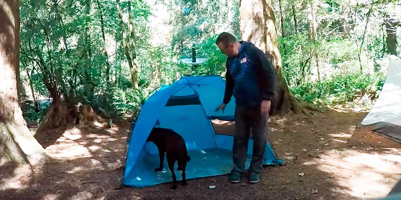 Review of Pacific Breeze Products Easy Up Large Beach Tent