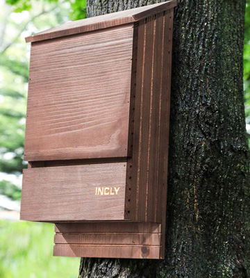 INCLY Natural Cedar Wood Bat House Kit for Outdoors - Bestadvisor
