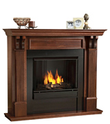 Real Flame 7100 Ashley Gel Fireplace in Mahogany