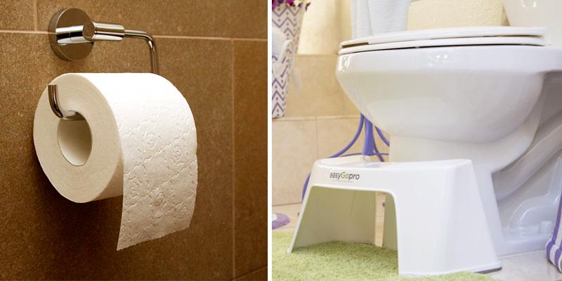 EasyGopro Ergonomic Toilet Stool in the use - Bestadvisor