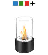 Regal Flame ET7001BLK Eden Ventless Tabletop Bio Ethanol Fireplace