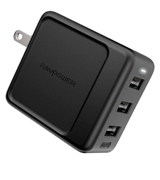 RAVPower US RP-PC094 (B) 3-Port USB Wall Charger (30W)