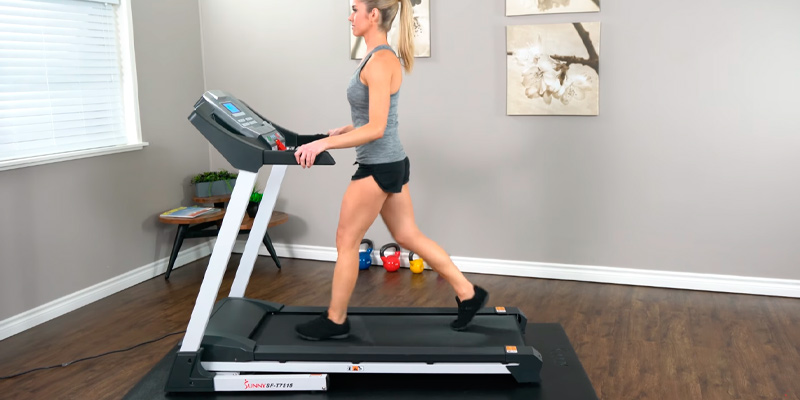 Review of Sunny Health & Fitness SF-T7515 Smart Folding Treadmill