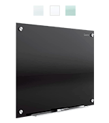 Quartet G3624B Glass Dry Erase Magnetic Board 36x24 Inch