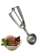 Solula 18/8 Stainless Steel Large Ice Cream Scoop