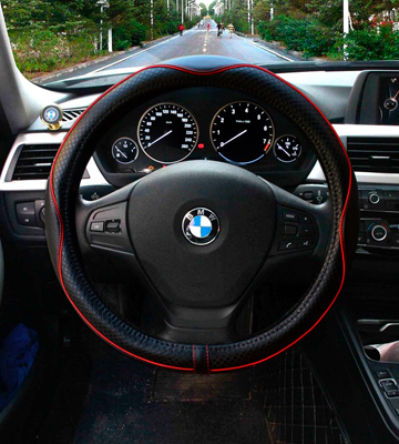 Review of Valleycomfy FXCF02 Steering Wheel Covers Universal 15 inch