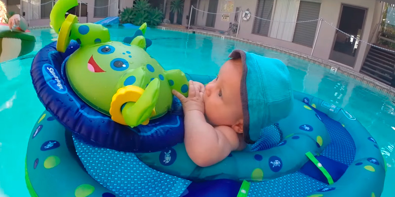 Review of SwimWays Interactive Toys Inflatable with Canopy Baby Float