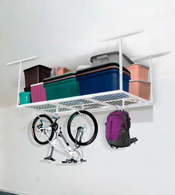 FLEXIMOUNTS Storage Rack Overhead Garage Adjustable Ceiling - Bestadvisor