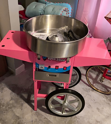 OLDE MIDWAY CON-COT-SP2000+CART Commercial Quality Cotton Candy Machine - Bestadvisor
