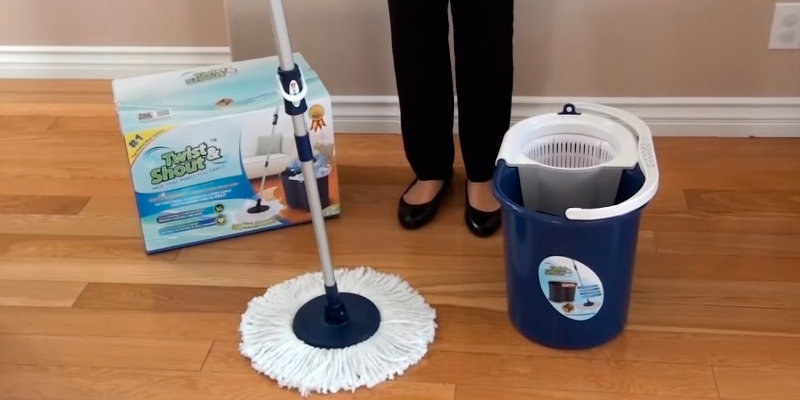 Review of Twist and Shout Mop TNSM-T1 Hand Push Spin Mop, Life Time Warranty