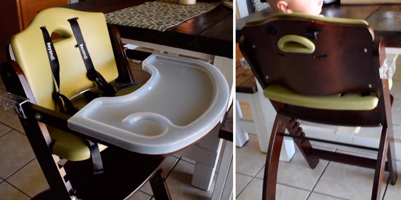 Review of Abiie Beyond Wooden High Chair With Tray