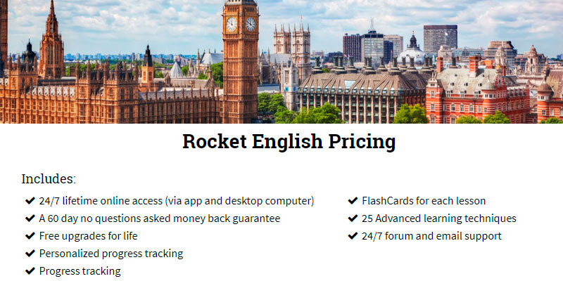 Detailed review of Rocket Languages English Course - Bestadvisor