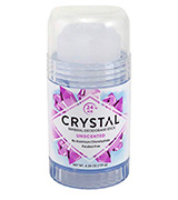Crystal Unscented, 4.25 oz Mineral Deodorant Stick