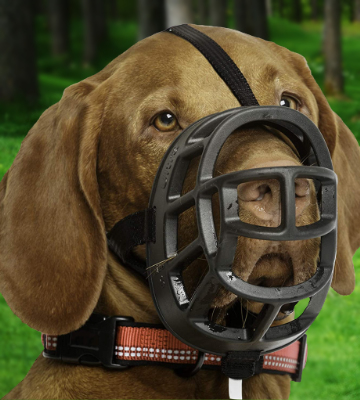BASKERVILLE Ultra Rubber Basket Dog Muzzle - Bestadvisor