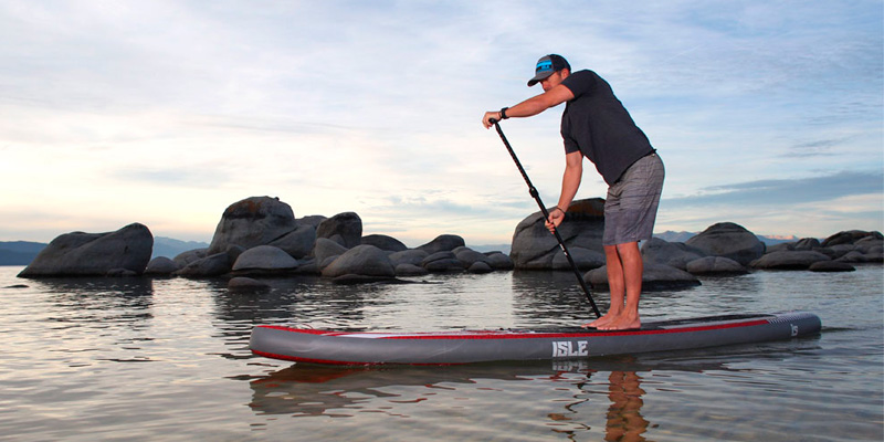 Detailed review of ISLE Surf and SUP Touring Inflatable Stand up Paddle Board - Bestadvisor