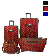 American Flyer 54500-4 RED Luggage Set