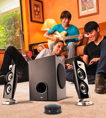 Cyber Acoustics CA-3602 Speaker Sound System with Subwoofer and Control Pod - Bestadvisor