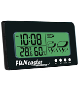 TecScan FUNcaster Barometer with Time, Temperature, Humidity