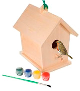 Toysmith 2953 Wooden Bird House