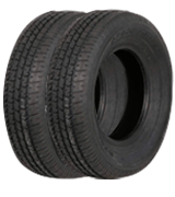 Weize ST205/75R14 Set of 2 Radial Trailer Tire