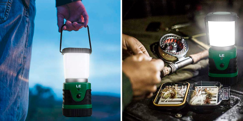 Review of Lighting EVER Waterproof Rechargeable LED Camping Lantern