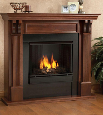 Real Flame 7100 Ashley Gel Fireplace in Mahogany - Bestadvisor