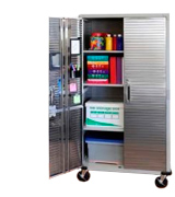 UltraHD UHD16236B Tall Storage Cabinet - Stainless Steel