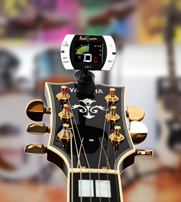 Real Tuner LA-1 Chromatic Clip-on Tuner with A4 Pitch Calibration - Bestadvisor